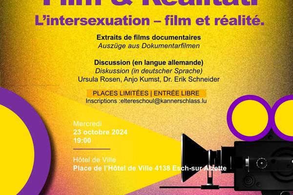 Esch/Alzette ¦ L'intersexuation - film et réalité