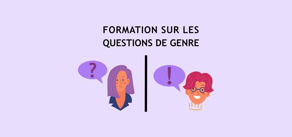 FORMATION SUR LES QUESTIONS DE GENRE